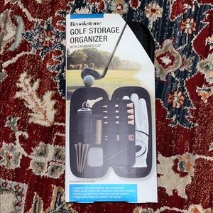 Brookstone Black Golf Storage Organizer